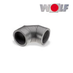 Wolf CWL ISO-Rohr, Bogen 90°, DN125