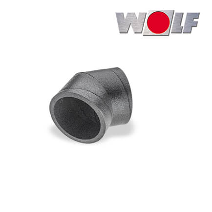 wolf-2577364-1 Wolf CWL ISO-Rohr, Bogen 45°, DN160