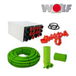 Wolf CWL-F-300 Excellent Zubehörpaket Rohbau 75mm DN160 Schlauchsystem DN 75/63