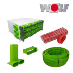 Wolf CWL-F-300 Excellent Zubehörpaket Rohbau 50/100 Flachkanalsystem 50×100