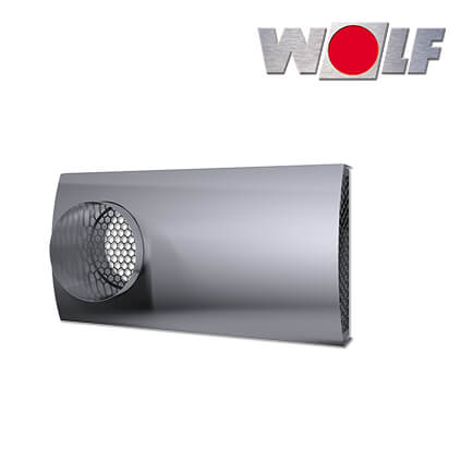 wolf-2577960-1 Wolf UniAir Design-Doppelgitter DN160, Edelstahl für Außen- und Fortluft
