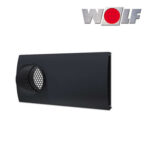 Wolf UniAir Design-Doppelgitter DN160, Anthrazit RAL 7016 für Außen- u. Fortluft
