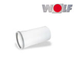 Wolf Abgasrohr, DN160, Länge 250mm aus Polypropylen bis 120°C