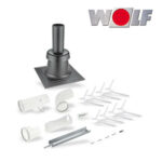 Wolf Anschluss-Set DN110 an Abgasleitung für Schachteinbau, raumluftunabh.