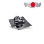 Wolf Dachpfanne DN160, schwarz