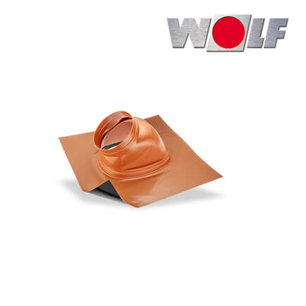 wolf-2651549-1 Wolf Dachpfanne DN160, rotbraun