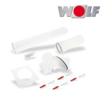 Wolf Anschluss-Set C43x, DN110/160 für Luft-/Abgasschornstein, rlu, 2651555