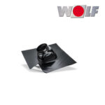 Wolf Dachpfanne DN125, schwarz