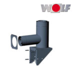 Wolf Außenwandkonsole DN80/125 auf DN110/160, Mehrfachbelegung, Edelstahl / PP