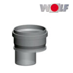 Wolf Reduzierung DN160 auf DN125 aus Polypropylen bis 120°C