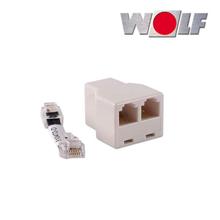 wolf-2745312-1 Wolf CWL Modularverteiler RJ12 bestehend aus Kabel und Splitter