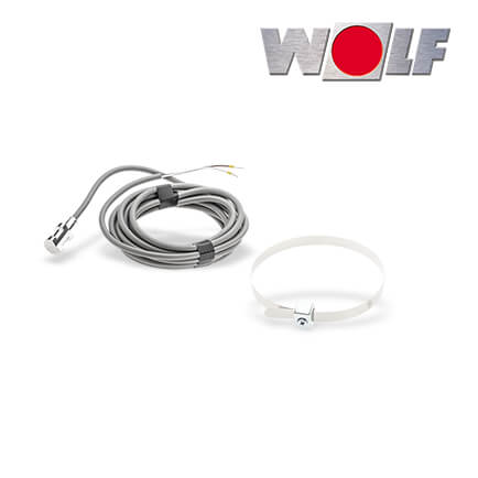 wolf-2792022-1 Wolf Rücklaufanlegefühler (NTC 5K) für Solarmodule SM1-2 und SM2-2