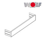 Wolf CAT Unterputzleiste für CAT Unterputzkasten 850mm, RAL9016