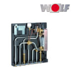 Wolf CAT-HT-CIRC 55 Wohnungsstation 10 – 15kW, 55 / 19,0 kW /l/min, Dämmhaube