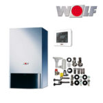 Wolf CGU-2K-24 24kW Gas-Heizwert-Kombitherme, Regelung RM-2, Unterputz, E / H