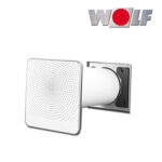 Wolf CWL-D-70, dezentrales Lüftungsgerät mit Wärmerückgewinnung, weiß